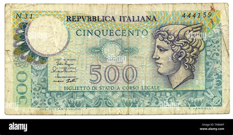 Italienische Banknote Hi Res Stock Photography And Images Alamy