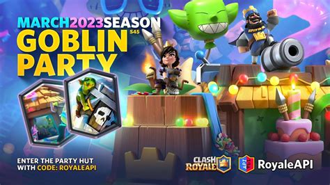 🎉 Goblin Party 🎂 Party Hut New Card March Season Clash Royale Sneak