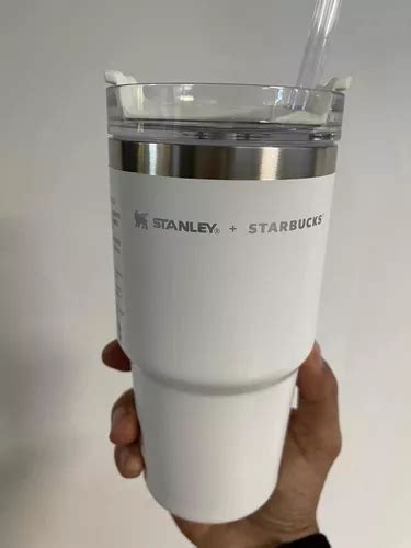 Starbucks Stanley Blanco Termo Acero Inoxidable Tumbler Vaso Env O Gratis