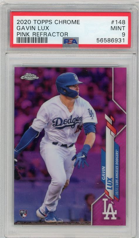 Gavin Lux Bowman Platinum Pink Rc Bgs Munimoro Gob Pe