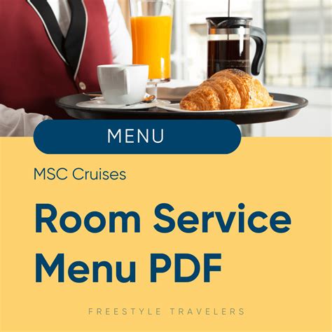 Updated New Msc Cruises Full Menu Pdfs With Prices And Info — Freestyle Travelers