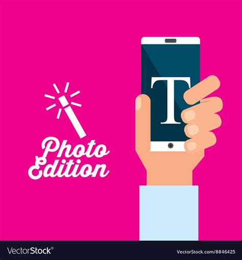 photo edition design royalty  vector image