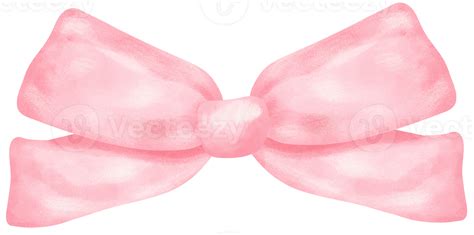 Pink Coquette Ribbon Bow Watercolor 36004878 Png