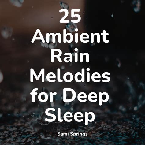 25 Ambient Rain Melodies For Deep Sleep Album By Sound Healing Center