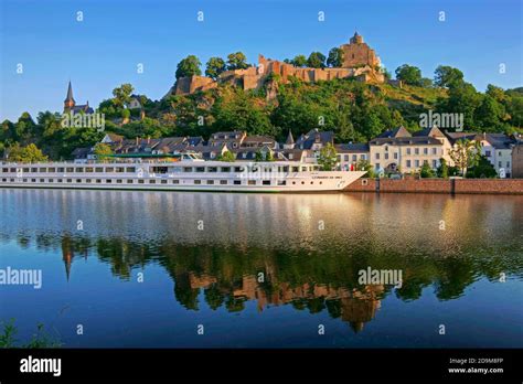 Lower Town And Castle Ruins Saarburg An Der Saar Rhineland Palatinate