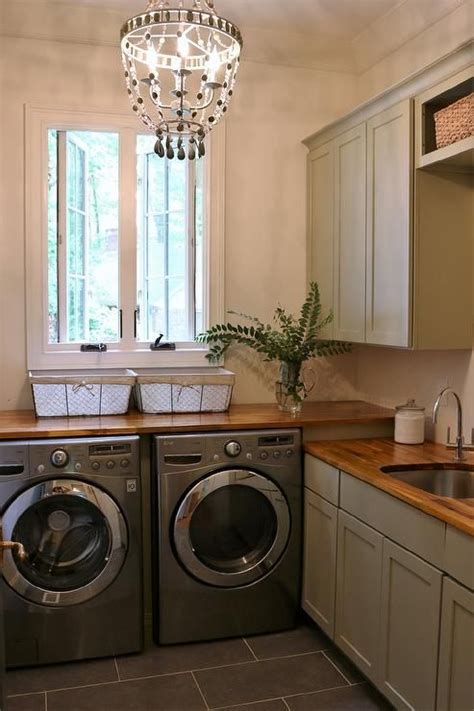 A Washer And Dryer In A Small Room