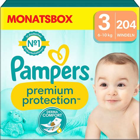 Pampers Premium Protection · Diapers · Size 3 6 10kg • Migros