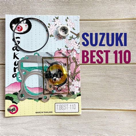 ปะเก็นบน Suzuki Best110 ซูซูกิ เบส110 ประเก็น ชุดเล็ก Th