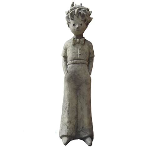 Statue Le Petit Prince Pierre Reconstitu E H Cm Decoriale Gamm Vert