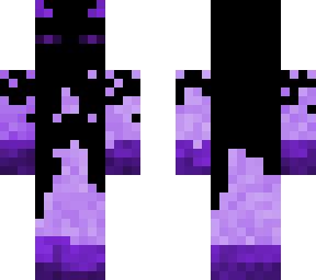 Flame Enderman Devil Purple Minecraft Skins