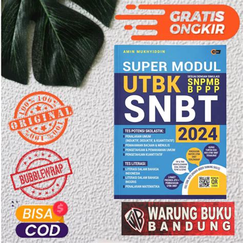 Jual Buku Super Modul Utbk Snbt Tahun 2024 Sesuai Dengan Simulasi Snpmb