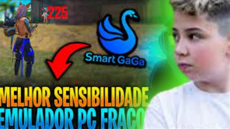 A MELHOR SENSIBILIDADE PARA EMULADOR BlueStacks Gameloop Smart Gaga