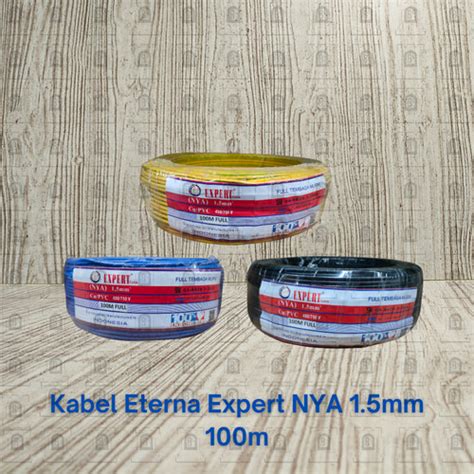 Promo Kabel Tunggal Nya Single Meter Eterna Expert Biru