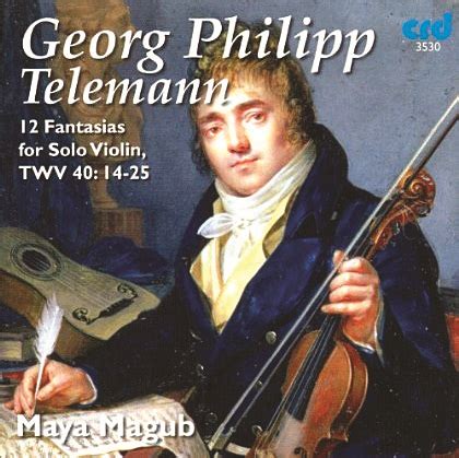 Telemann Fantasias For Solo Violin Twv Classical Music