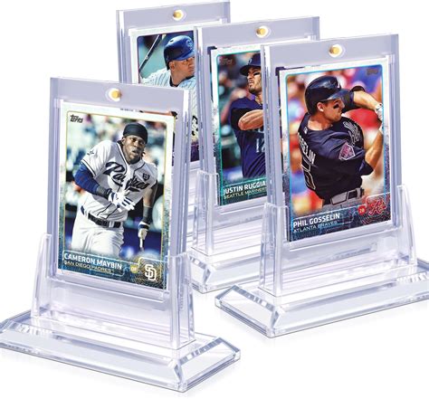 Amazon 4Pcs Magnetic Card Holders For Trading Card Baseball Card