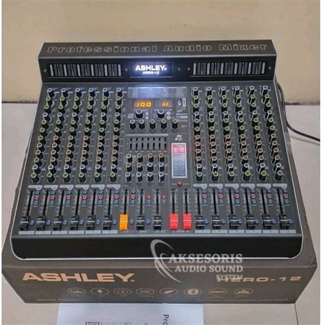 Jual Mixer ASHLEY HERO 12 Terbaru Compress Efek Digital Reverb 199dsp