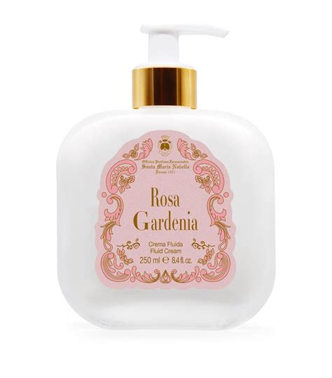 SANTA MARIA NOVELLA Rosa Gardenia Fluid Body Cream Harrods UK