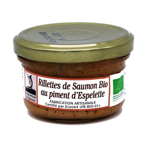 Fumage D Angresse Rillettes De Saumon Bio Au Piment D Espelette