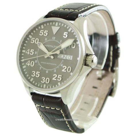 hamilton khaki pilot automatic  mens