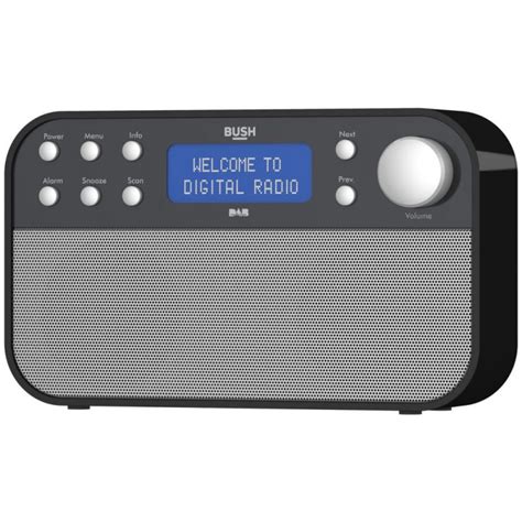 Bush DAB FM Radio Black DAB Digital Radios Home Audio Audio