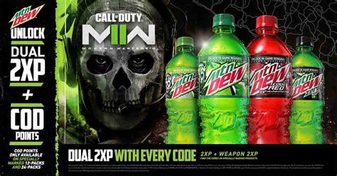 Call Of Duty Teams Up With Mountain Dew To Offer MW2 Double XP Bonuses