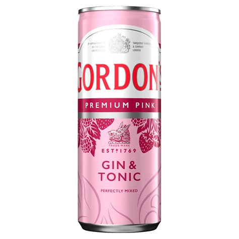 Gordon S Gordons Pink Gin Tonic Per Blik Ml