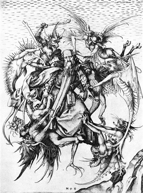 Me Gusta Y Te Lo Cuento La Tentaci N De San Antonio Martin Schongauer