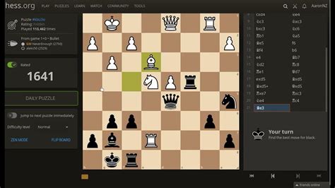 Lichess Puzzle of the day - YouTube