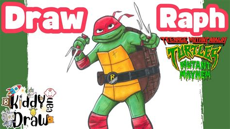 How To Draw Raph From Teenage Mutant Ninja Turtles Mutant Mayhem Youtube