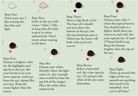 Horse Eye Tutorial by xXMesmerizedXx on DeviantArt