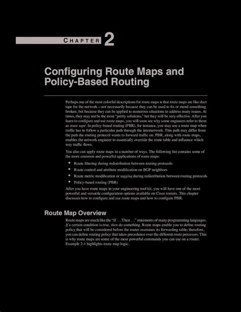 PDF Chapter 2 Configuring Route Maps And Policy Based Routing