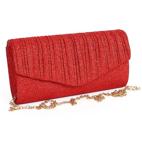 Bolsa Clutch Feminina Festa Glitter Al A De Corrente Compre Agora