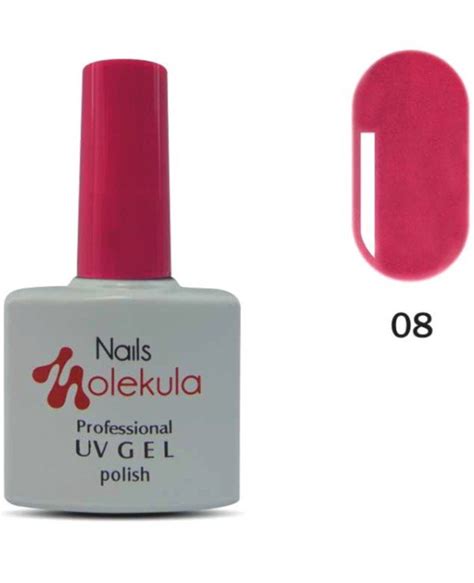 Nails Molekula Гель лак UV Gel Polish 11 мл 08 рожева ягода купити