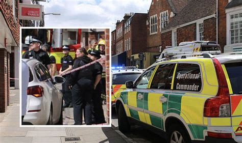 Salisbury City Evacuated As Police Race To Scene Of Ongoing Incident