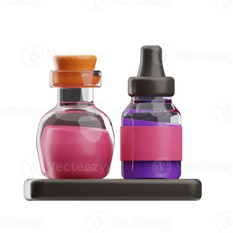 Beauty And Fashion Object Essential Oil 3d Illustration 35898852 Png