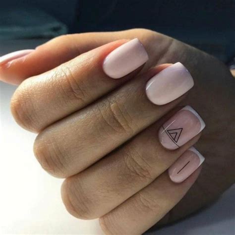 Маникюр На Короткие Квадратные Светлые Оттенки — Richnail.ru