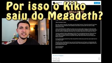 Analisando Os Motivos Do Afastamento De Kiko Loureiro Do Megadeth Kiko