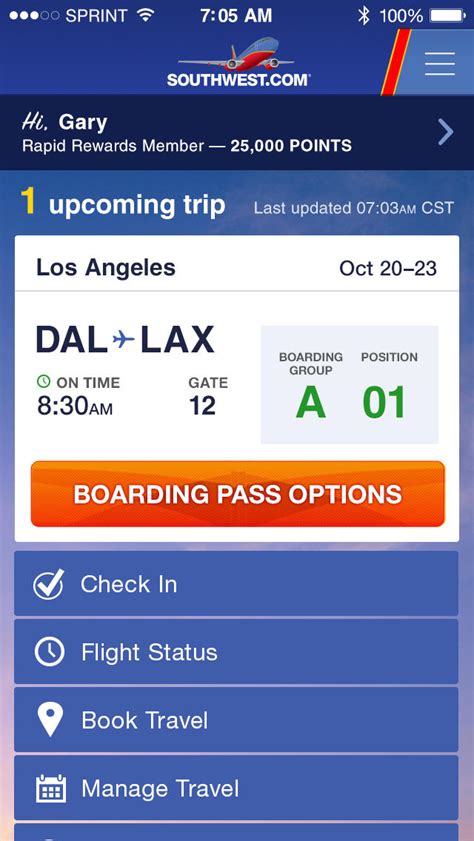 Southwest Airlines Updates App, Now Supports Mobile Boarding Passes at ...