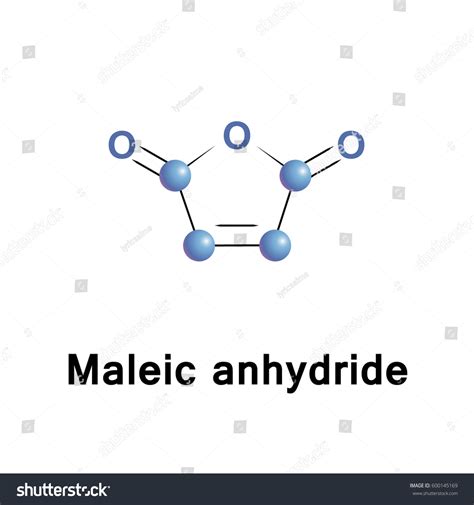 Maleic Anhydride Acid Anhydride Maleic Acid Stock Vector Royalty Free