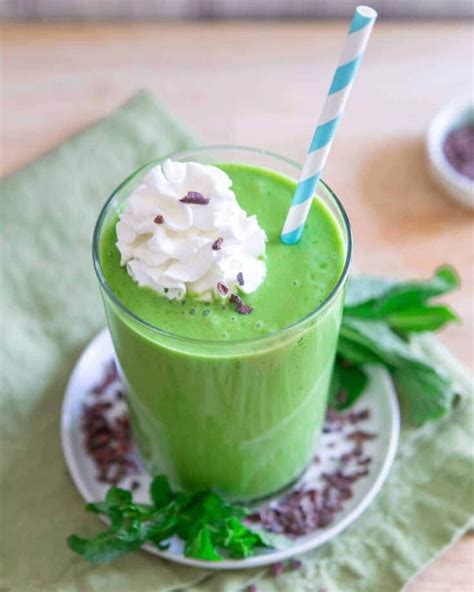 Healthy Shamrock Shake Copycat Mcdonalds Shamrock Shake Recipe