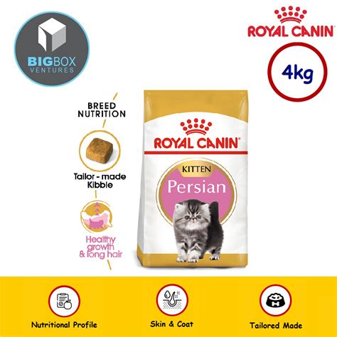 Royal Canin Persian Kitten 4kg Dry Cat Food Makanan Kucing Feline