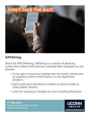 Fillable Online Short For SMS Phishing SMiShing Is A Variant Of