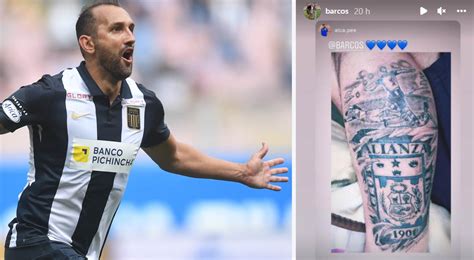 Amor eterno Hincha de Alianza Lima se tatuó a Hernán Barcos