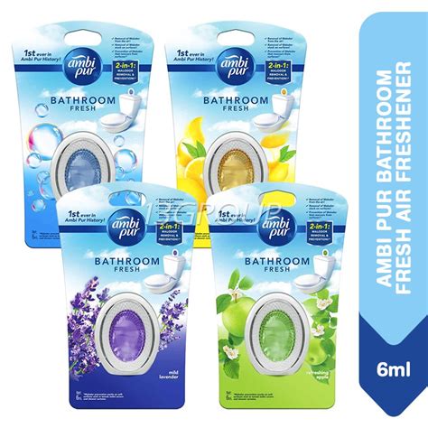 Ambi Pur Bathroom Fresh Air Freshener 6ml Shopee Singapore