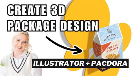 How To Turn Your Package Design Into A 3d Model Easy Youtube