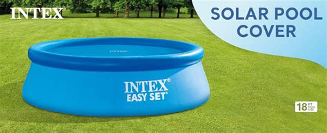 Intex Solar Cover For 18ft Diameter Easy Set And Frame Pools Intex