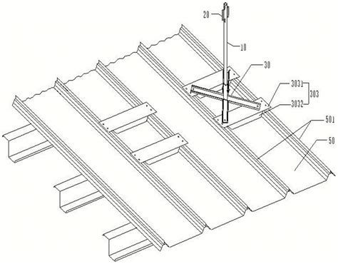 一种彩钢板屋面防坠落支架的制作方法