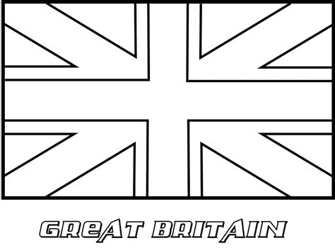 Flag of the United Kingdom Coloring - Play Free Coloring Game Online