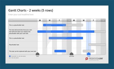 PowerPoint Timeline & Gantt Chart Template | Gantt chart, Powerpoint charts, Gantt chart templates