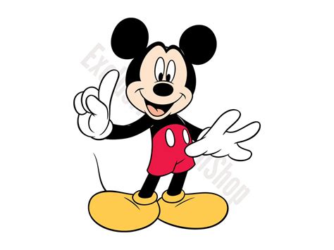 Mickey Mouse Happy SVG Mickey Mouse SVG Cut File Digital Etsy UK